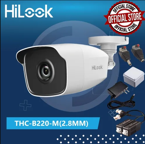 THC-B220-M CAMARA HILOOK METALICA BULLET 1080P 2MP