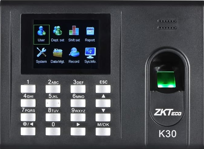 K30 ZKteco TERMINAL DE TIEMPO ASISTENCIA K30 ZKTeco