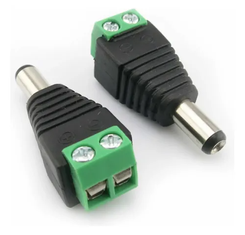 JR-52 12V DC MALE CONNECTOR FOR CAMERA