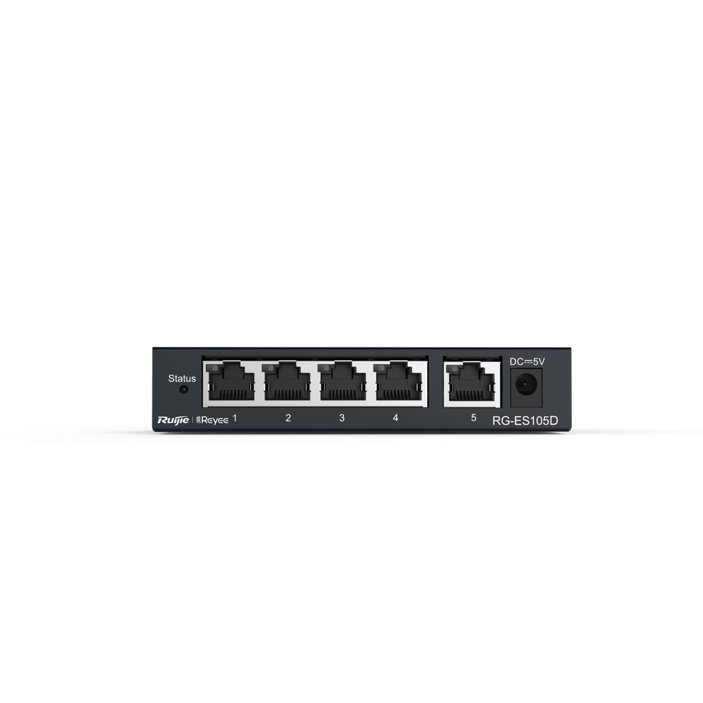 Switch Ruijie 5 puertos destop metal (RG-ES105D)